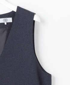 J.PRESS LADIES L 【洗える】LANATEC シャークスキン&ヘリンボーン ジャンパースカート