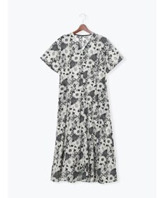 Te chichi 【LIBERTY FABRICS】Vネックフレアワンピース