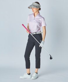 FILA GOLF／marie claire 【Marie claire sports】小花柄ハーフジップ半袖シャツ