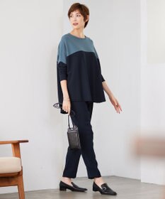 ICB 【洗える】 ライトダブルクロス ドロストパンツ