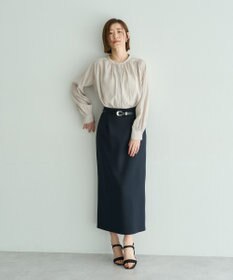 YECCA VECCA ギャザーブラウス