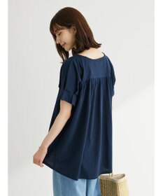 Green Parks 袖タックデザインカットチュニック