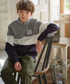 J.PRESS KIDS 【110-130cm】COMBI トリコロール トレーナー