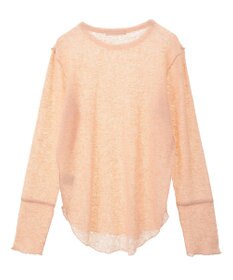 Green Parks シアーワッフルプルオーバー