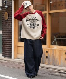 WEGO 【SMLサイズ展開】エクストラバギーデニムパンツ