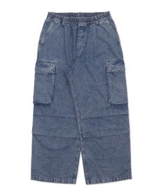 WEGO 【ユニセックス着用ITEM】デニムイージーカーゴパンツ