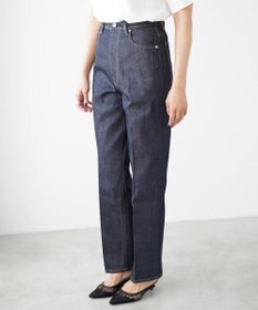 woadblue RIGID HIGH RISE（RIGID BLUE） ハイライズストレートパンツ