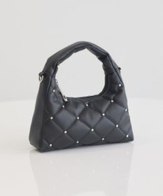 earth music&ecology スタッズキルトバッグ