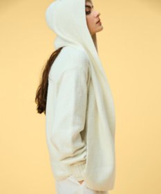 BEIGE， 【洗える】BERTAINA / コットンフーディマフラー