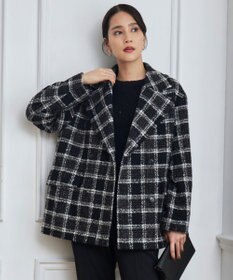 自由区 S BALLIループミルドチェック コート