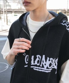 WEGO 【ユニセックス着用ITEM/MLサイズ展開】ジャガードノースリジップパーカー