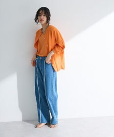 Green Parks Ｉ　ＳＥＴ２点　刺繍ブラウス＋タンクトップ