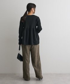 CRAFT STANDARD BOUTIQUE ポリエステルペプラムチュニック