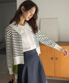 組曲 ショールカラー ブラウス