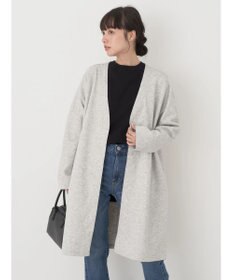 earth music&ecology 圧縮風ポンチコーディガン