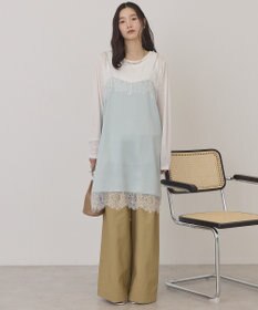 AMERICAN HOLIC レースサテンキャミワンピース