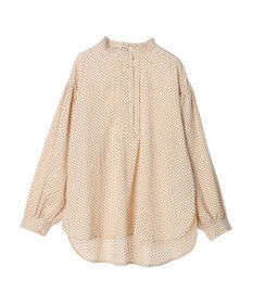 CRAFT STANDARD BOUTIQUE ピコフリルドットブラウス