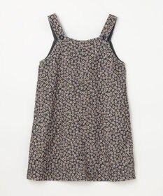 組曲 KIDS 【150-160㎝】モノトーンフラワーコーデュロイ ワンピース