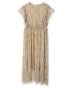 Green Parks ａ．肩フリルプリントワンピース