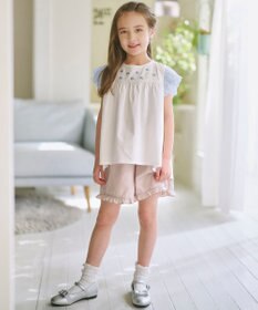 組曲 KIDS 【110-140㎝】 フリルヘムショートパンツ