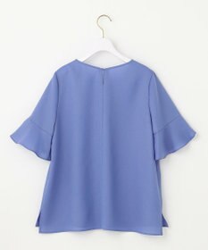 ANY SIS S 【接触冷感・UVカット・速乾】スムージーポリエステル フレアスリーブ ブラウス