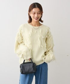 Green Parks フリンジニットプルオーバー