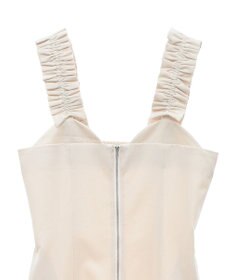 Green Parks フロントジップキャミワンピース