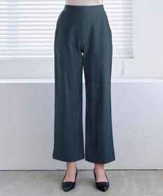 Tiaclasse 【日本製・新色追加・洗える・ストレッチ】エアシルキーワイドパンツ