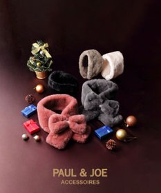 MOONBAT 【新色追加】PAUL & JOE ACCESSOIRES フェイクファーリボンマフラー