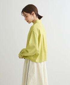 Green Parks サイドドロストショート丈シャツ（無地）