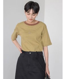 AMERICAN HOLIC ミジンボーダーカットプルオーバー