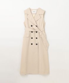 GRACE CONTINENTAL バックプリーツトレンチワンピース