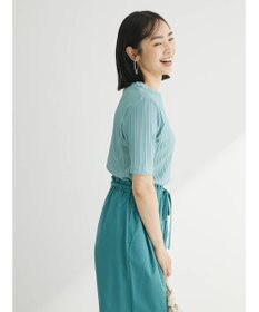 Green Parks プリーツ５分袖プルオーバー