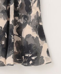 ANY SIS 【洗える】アートフラワープリント スカート