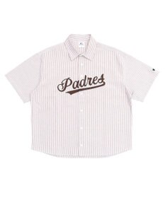 WEGO 【ユニセックス着用ITEM】別注MLBストライプグラフィックシャツ（SS）