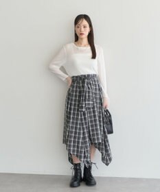 earth music&ecology シアースリーブプルオーバー