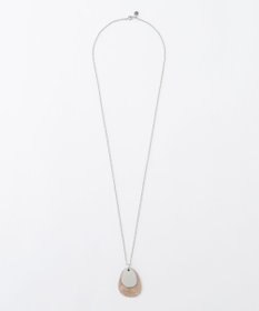 自由区 【SHIHOさん着用・ワンポイントアイテム】オーバルアセチメタル ネックレス