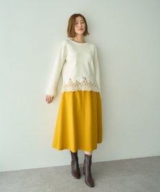 YECCA VECCA レースヘムニット