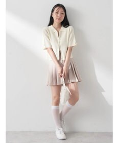 earth music&ecology 衿付きダブルＺＩＰカーディガン