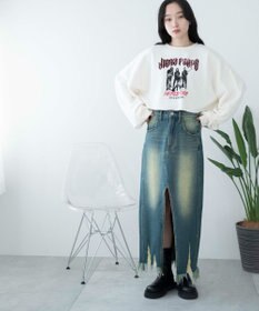 WEGO ヴィンテージライクショートスウェット