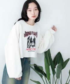 WEGO ヴィンテージライクショートスウェット