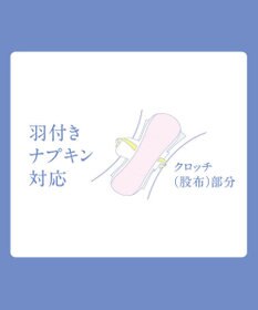Wing サニタリーショーツ　「ナイト用」　羽付きナプキン対応　はきこみ丈ふつう　ウイング／ワコール　EC8401