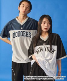 WEGO 【ユニセックス着用ITEM】別注MLBメッシュゲームグラフィックT（SS）