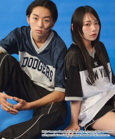 WEGO 【ユニセックス着用ITEM】別注MLBメッシュゲームグラフィックT（SS）