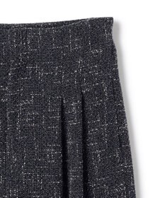 BEIGE， TRIPHANE / ハイウエストツイードタックパンツ