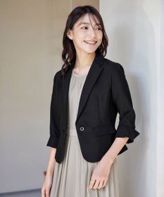 Tiaclasse 【吸水速乾・接触冷感・UVケア・防シワ・洗える】カチオンテーラードジャケット