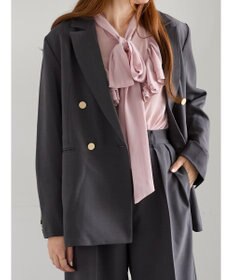 Te chichi ダブルブレストジャケット(セットアップ可)《2025Autumn catalog vol.2 item》