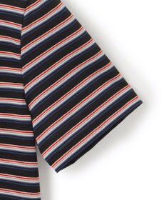 ICB L 【洗える】 シアーマルチボーダー カットソー