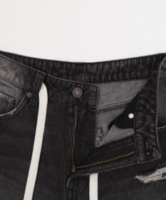 WEGO 【SMサイズ展開】ヴィンテージウォッシュダメージバギーハーフパンツ