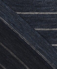 JOSEPH ABBOUD MOUNTAIN 【SPACE／UNISEX】クイックドライ リネンハニカムボーダーポロシャツ